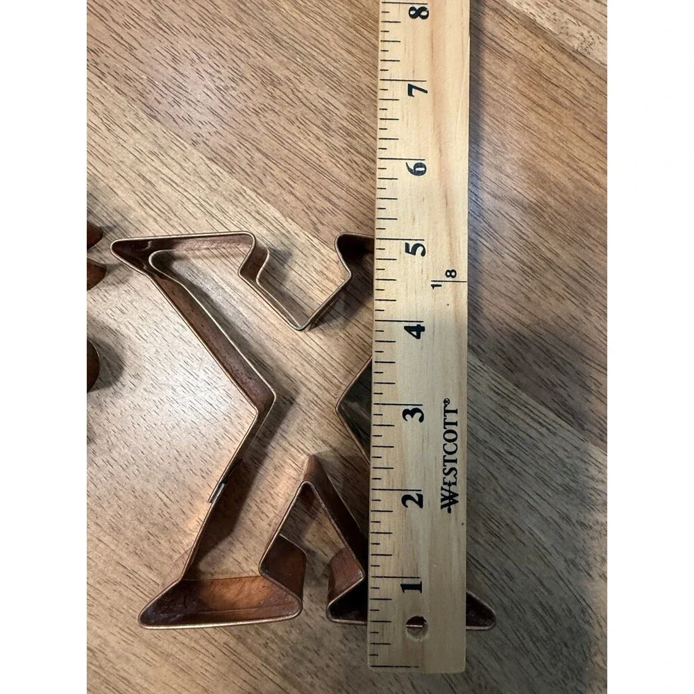 Lot 34 copper vintage to modern cookie cutters grandmas farmhouse kitchen retro